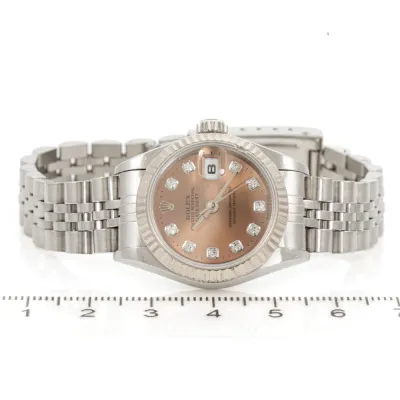 Rolex Datejust 69174G 26mm White gold and Stainless steel Champagne 3