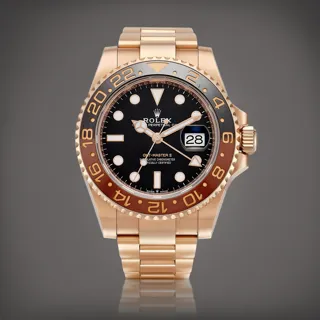 Rolex GMT-Master II 126715CHNR Everose gold Black