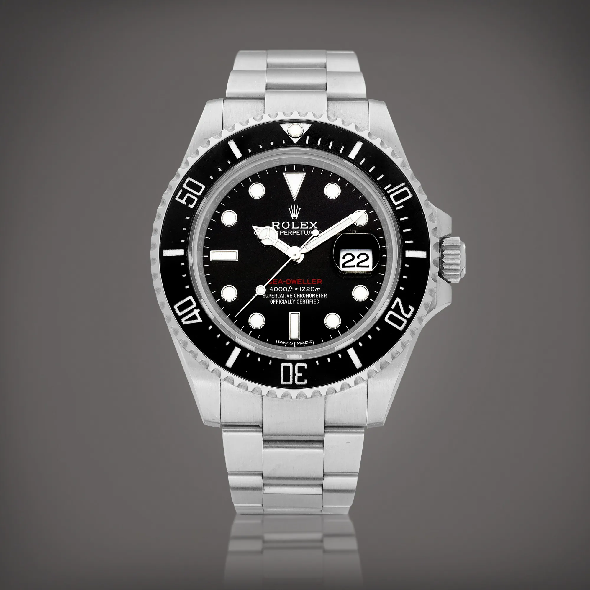 Rolex Sea-Dweller 126600 43mm Stainless steel Black