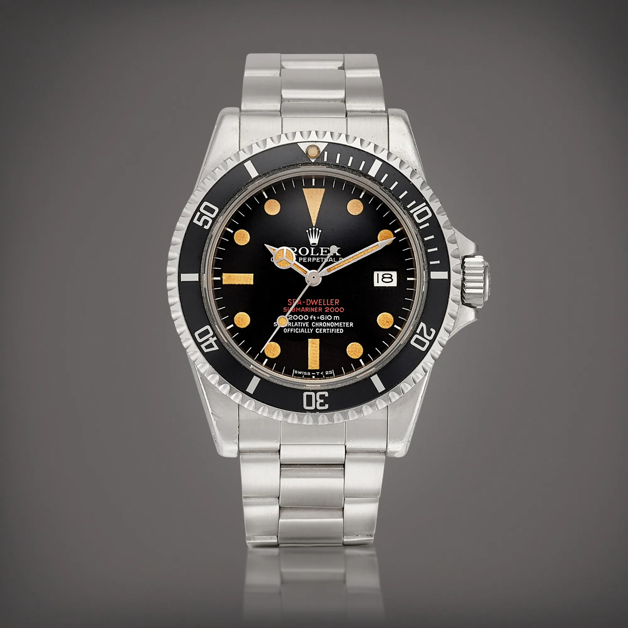 Rolex Sea-Dweller 1665 40mm Stainless steel Black