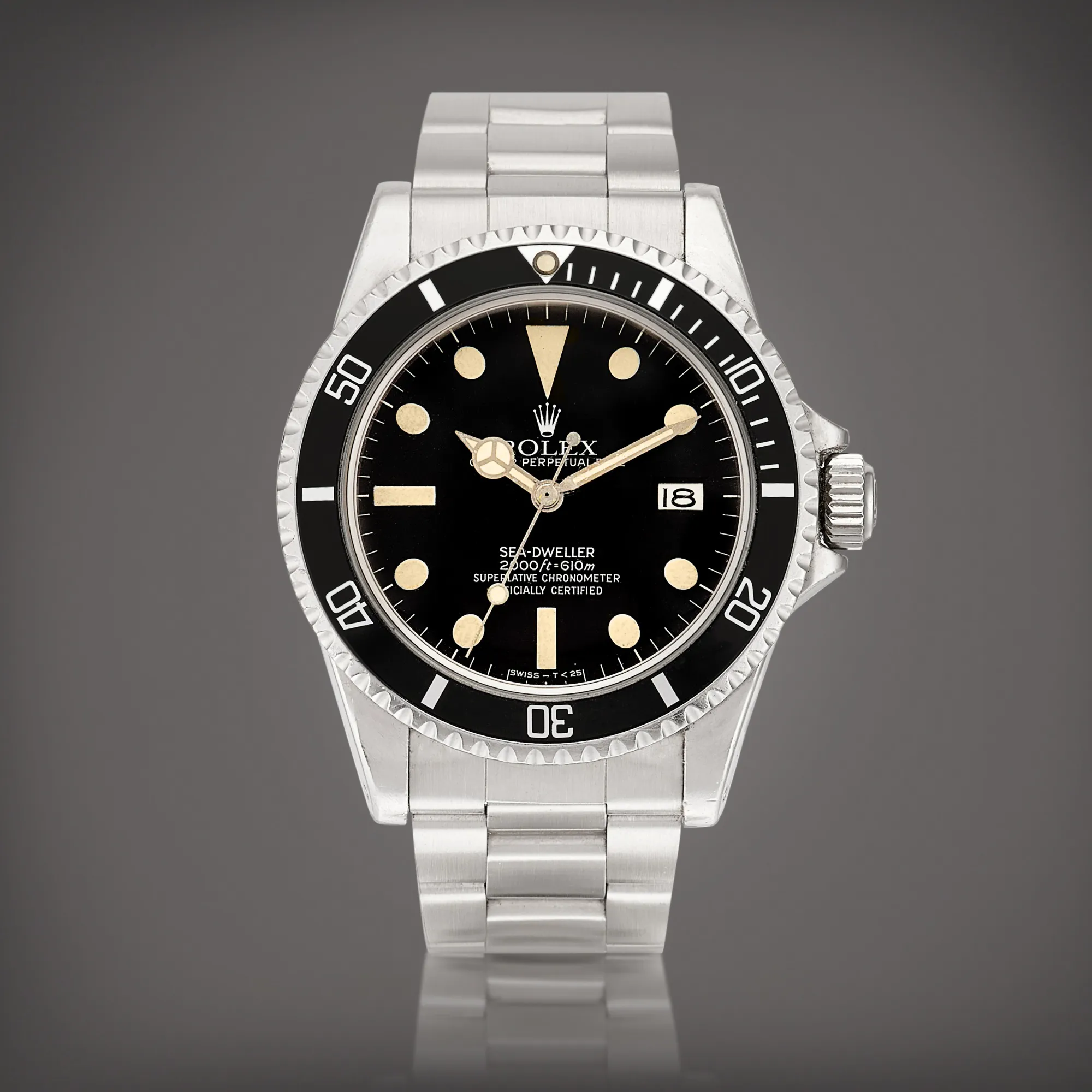 Rolex Sea-Dweller 1665 40mm Stainless steel Black