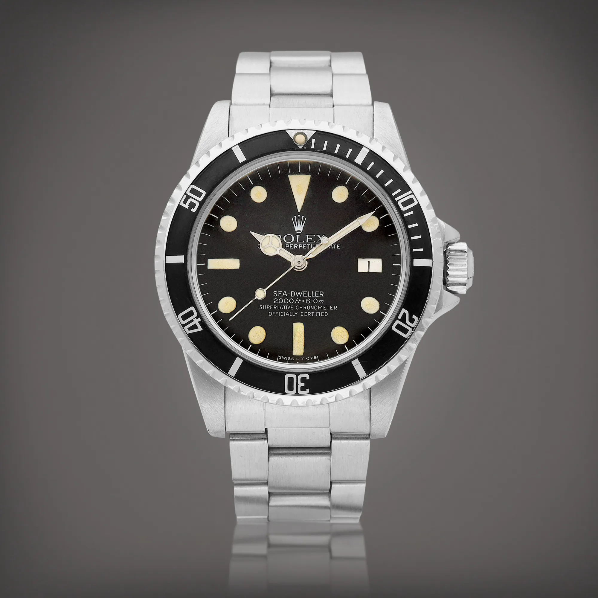 Rolex Sea-Dweller 1665 40mm Stainless steel Black