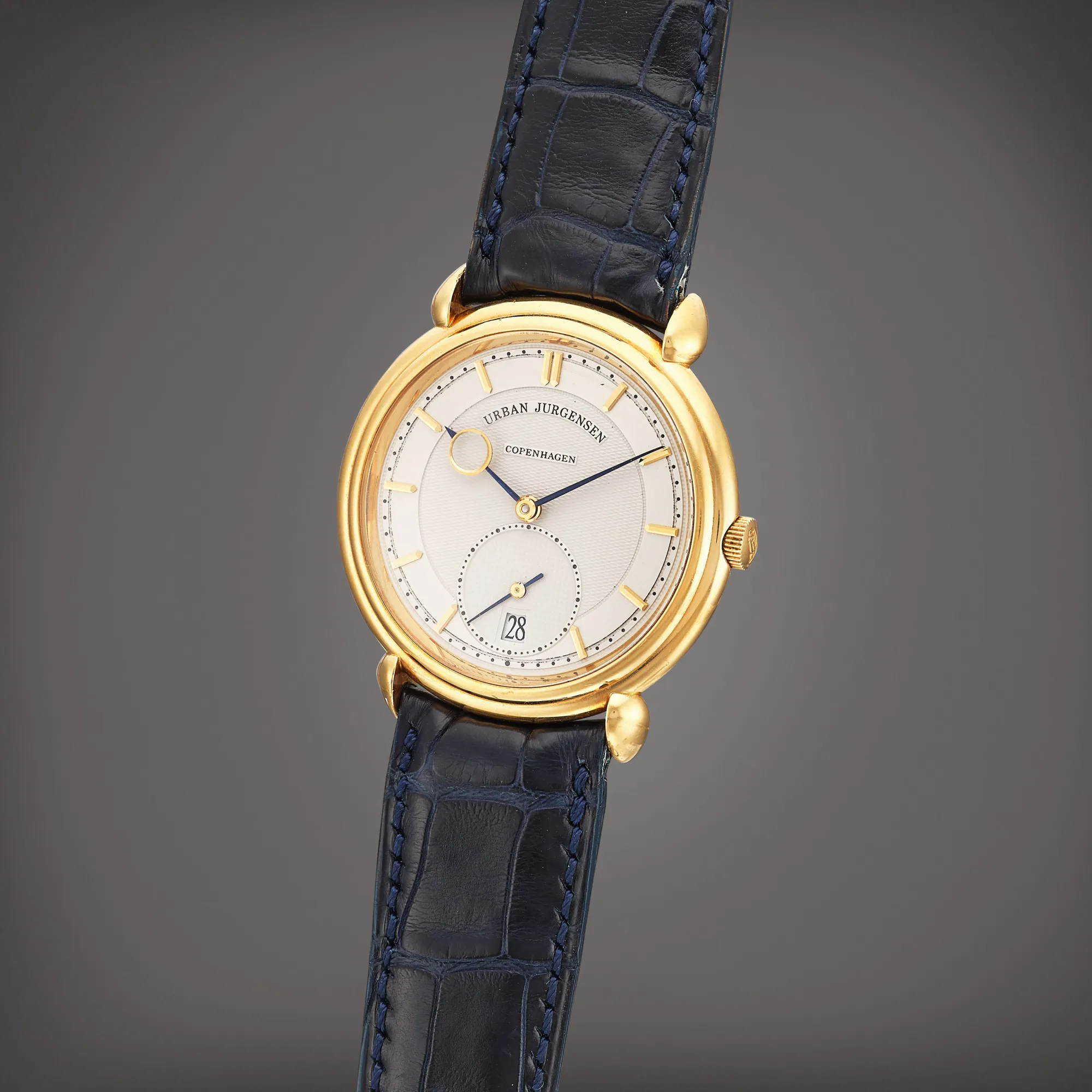 Urban Jürgensen 8 37mm Yellow gold Silver 1