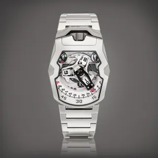 Urwerk UR-210 UR-210 Titanium and Stainless steel Semi-skeletonized