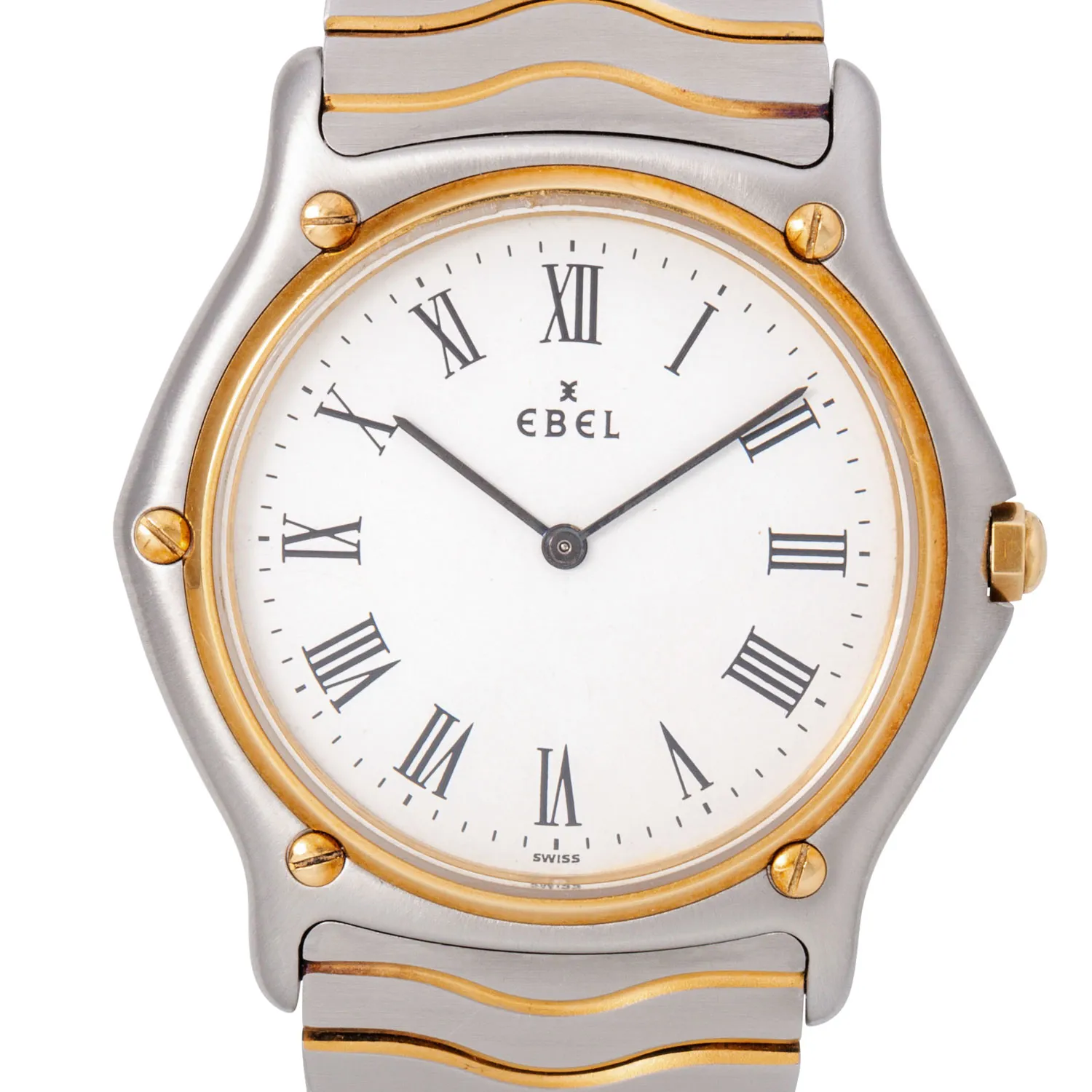 Ebel Sport Classic 181903 36mm Yellow gold and stainless steel White