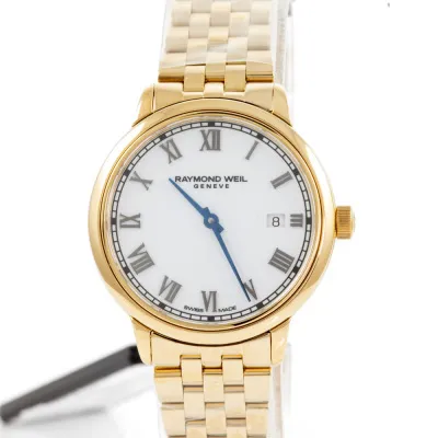 Raymond Weil Toccata 5985-P-00359 29mm Yellow gold and Stainless steel and PVD White