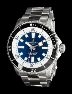 Breitling Superocean A17376 Stainless steel Blue and White