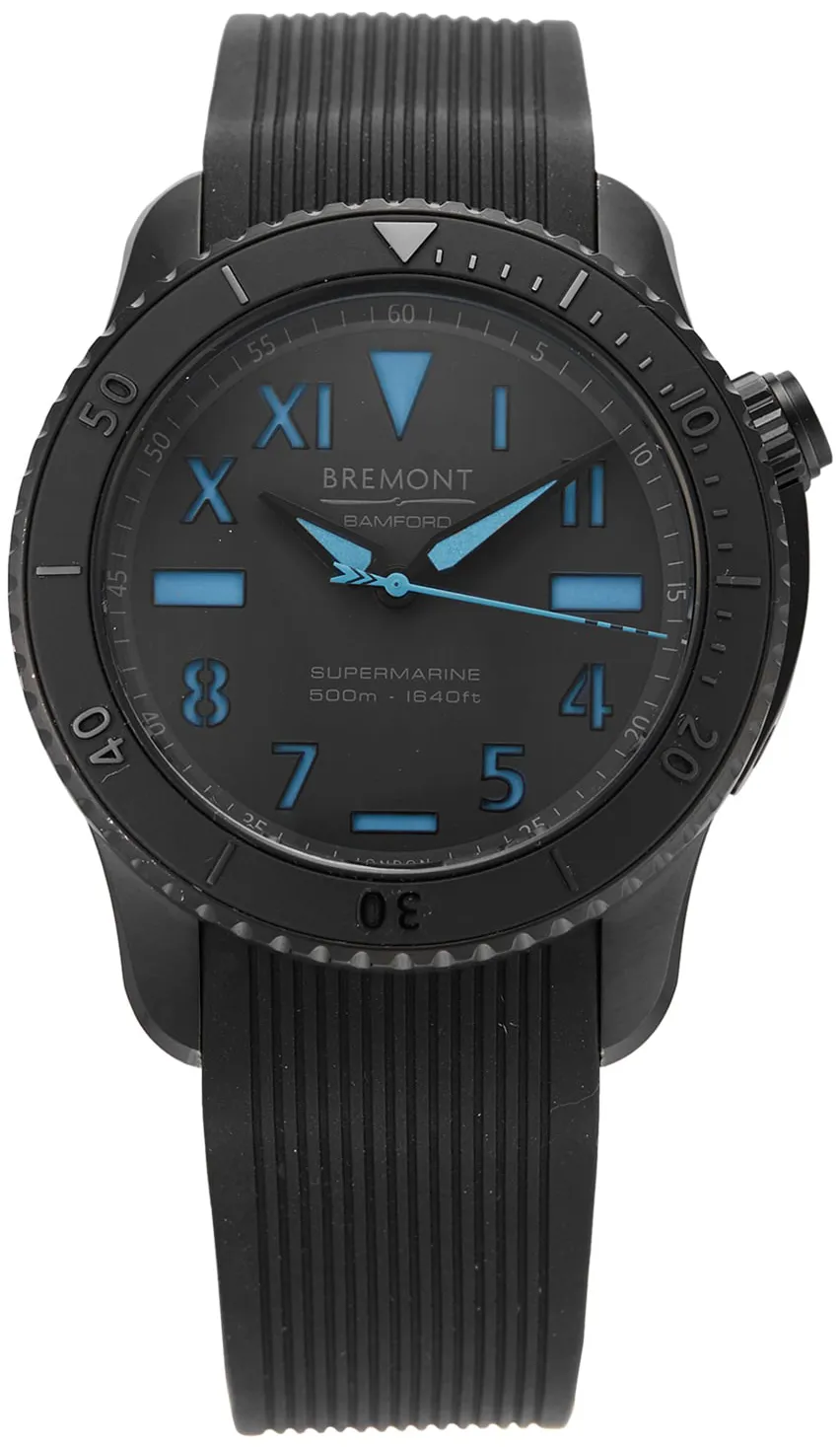 Bremont Supermarine 04070003521 43mm Stainless steel Black