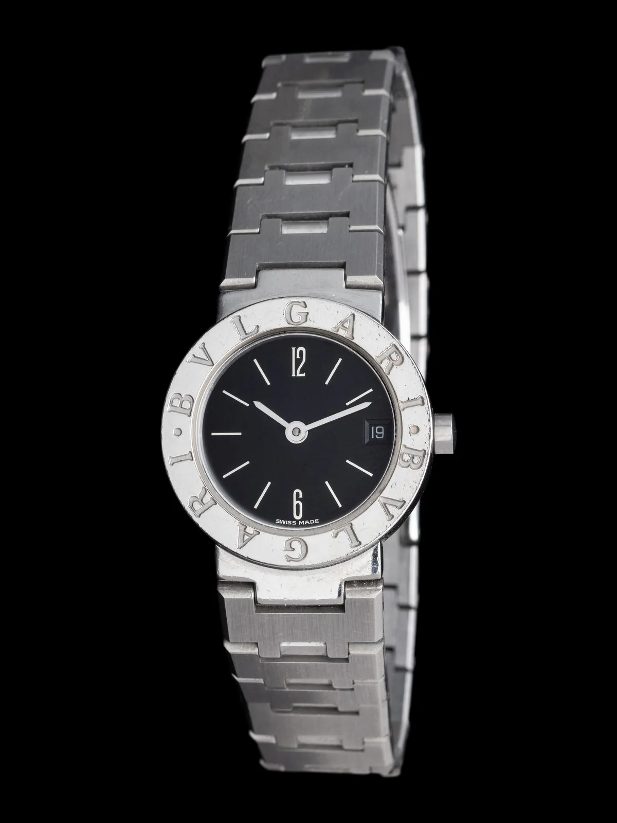 Bulgari Bulgari BB23SSD 23mm Stainless steel Black