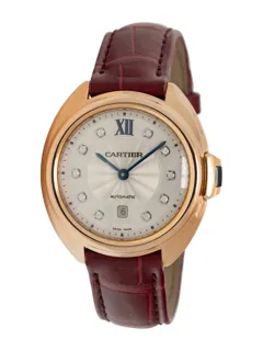 Cartier Clé de Cartier 3947 32mm Yellow gold White