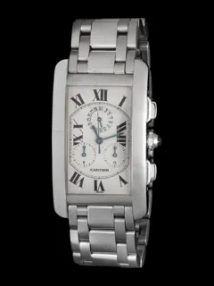 Cartier Tank Américaine 2312 White gold Cream