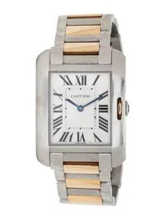 Cartier Tank Anglaise 3704 Stainless steel Silver