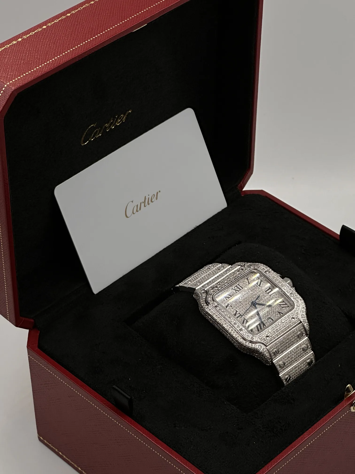 Cartier Santos de Cartier WSSA0009 40mm Stainless steel and Diamond Diamond 1