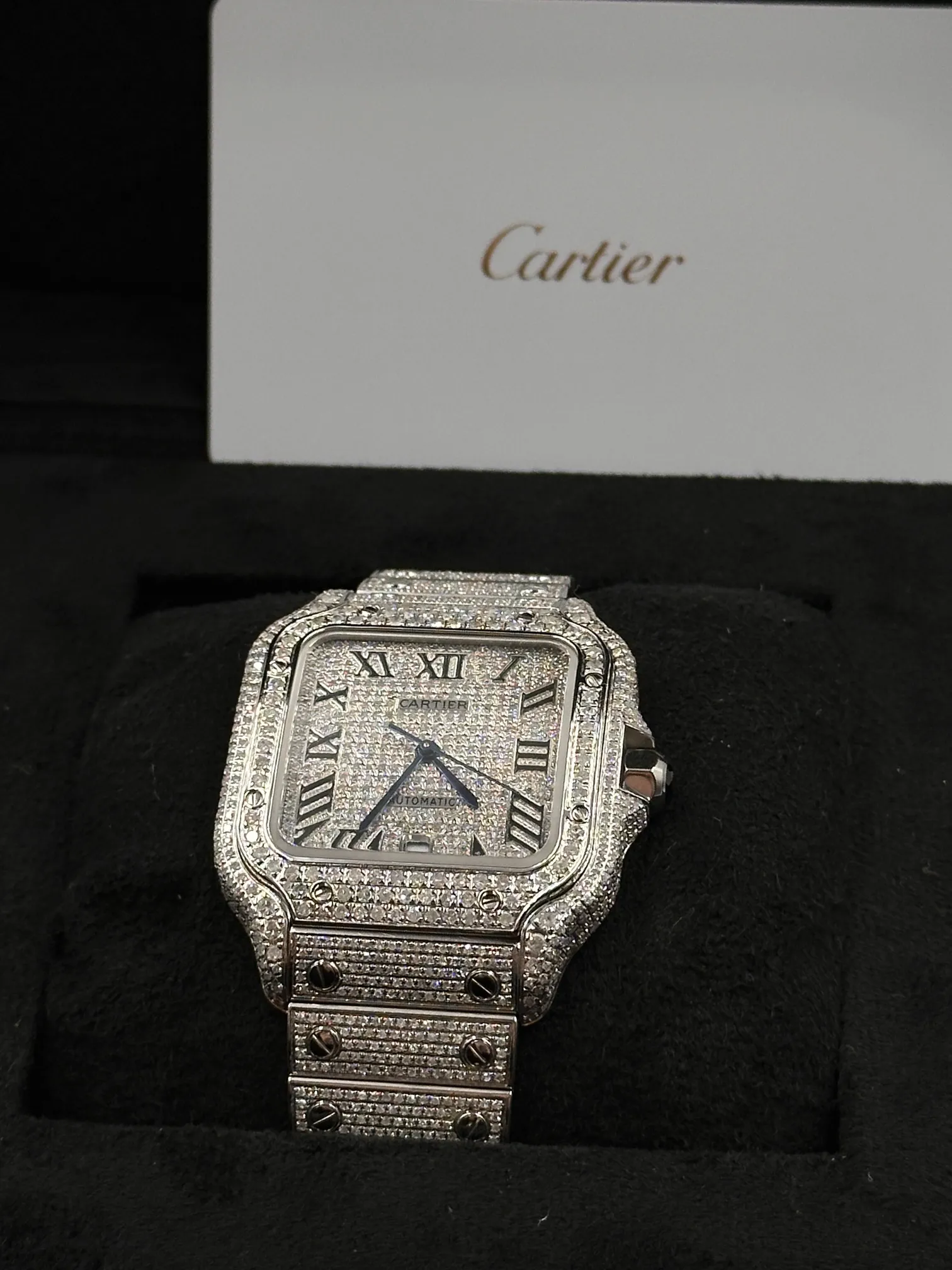 Cartier Santos de Cartier WSSA0009 40mm Stainless steel and Diamond Diamond 2