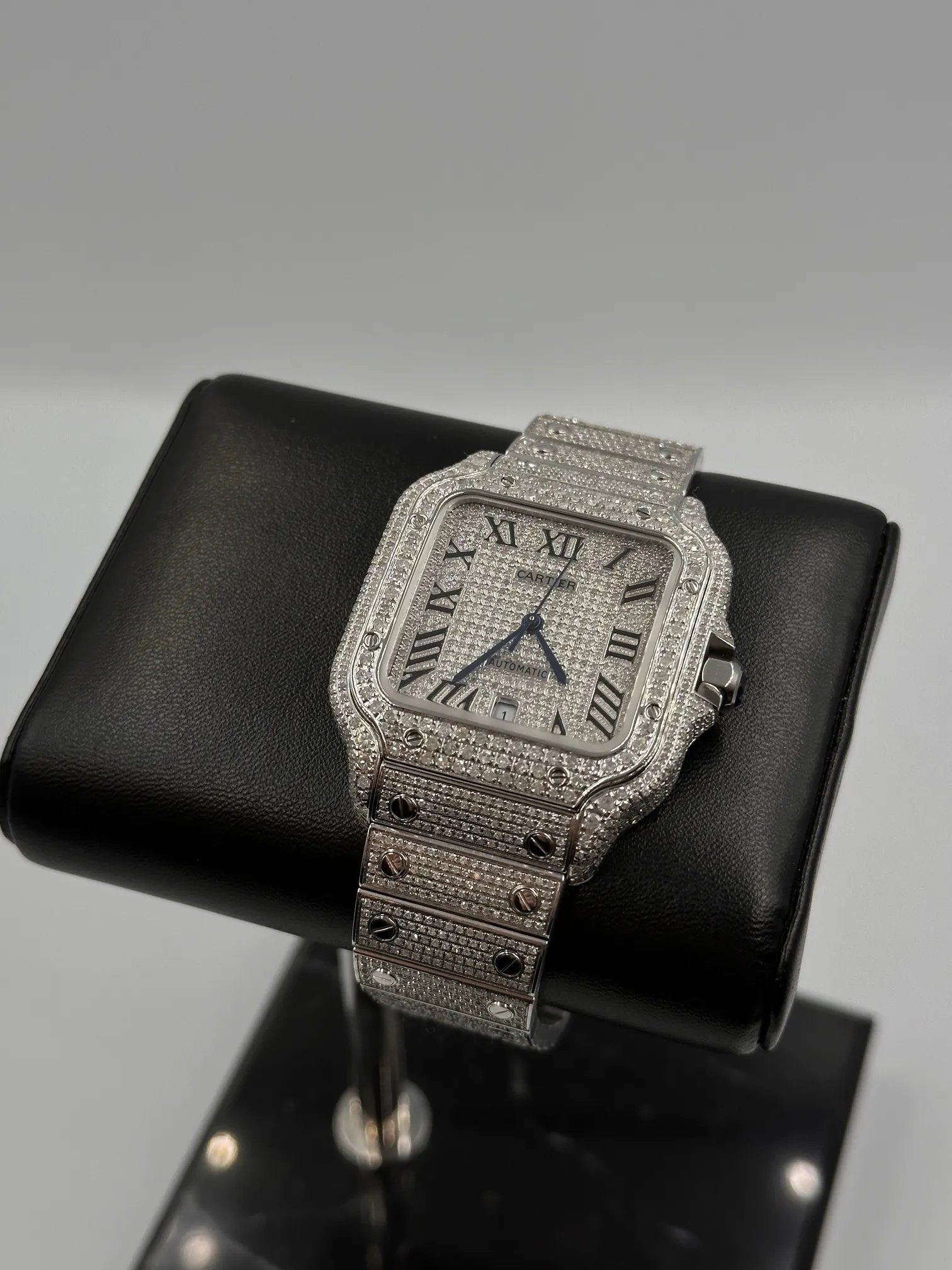 Cartier Santos de Cartier WSSA0009 40mm Stainless steel and Diamond Diamond 3