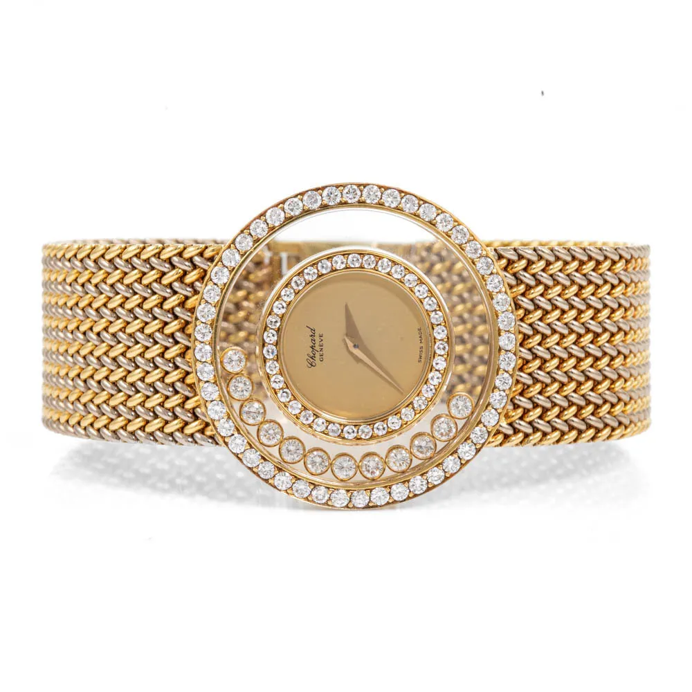 Chopard Happy Diamonds 1159 32mm Yellow gold and diamond-set Gold 2