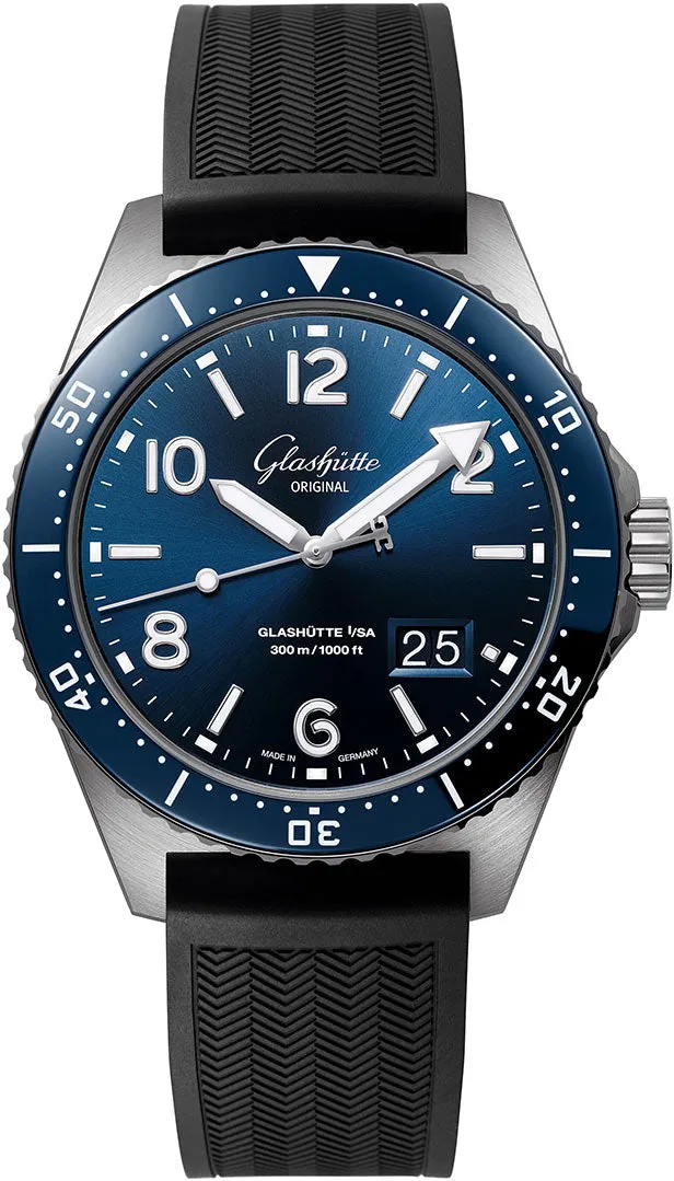 Glashütte Spezialist 1-36-13-02-81-06 43mm Stainless steel Blue