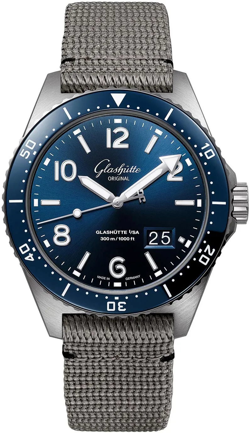 Glashütte Spezialist 1-36-13-02-81-08 43mm Stainless steel Blue