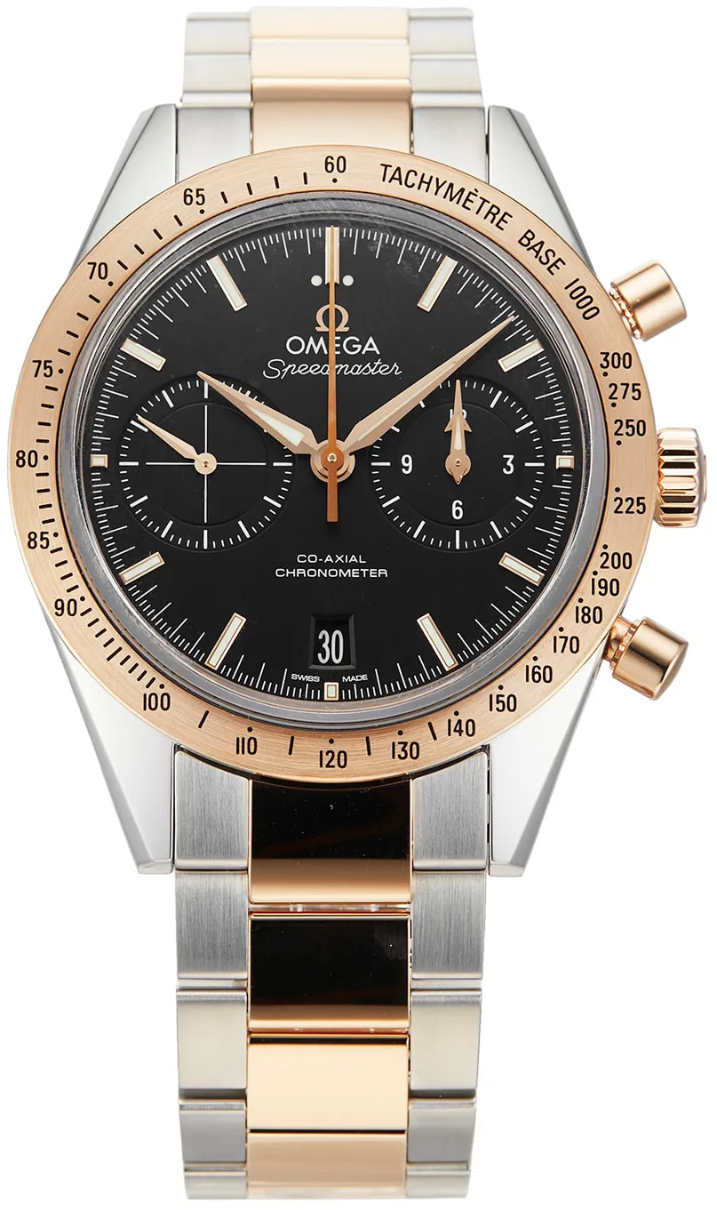 Omega Speedmaster '57 331.20.42.51.01.002 42mm Stainless steel and rose gold Black