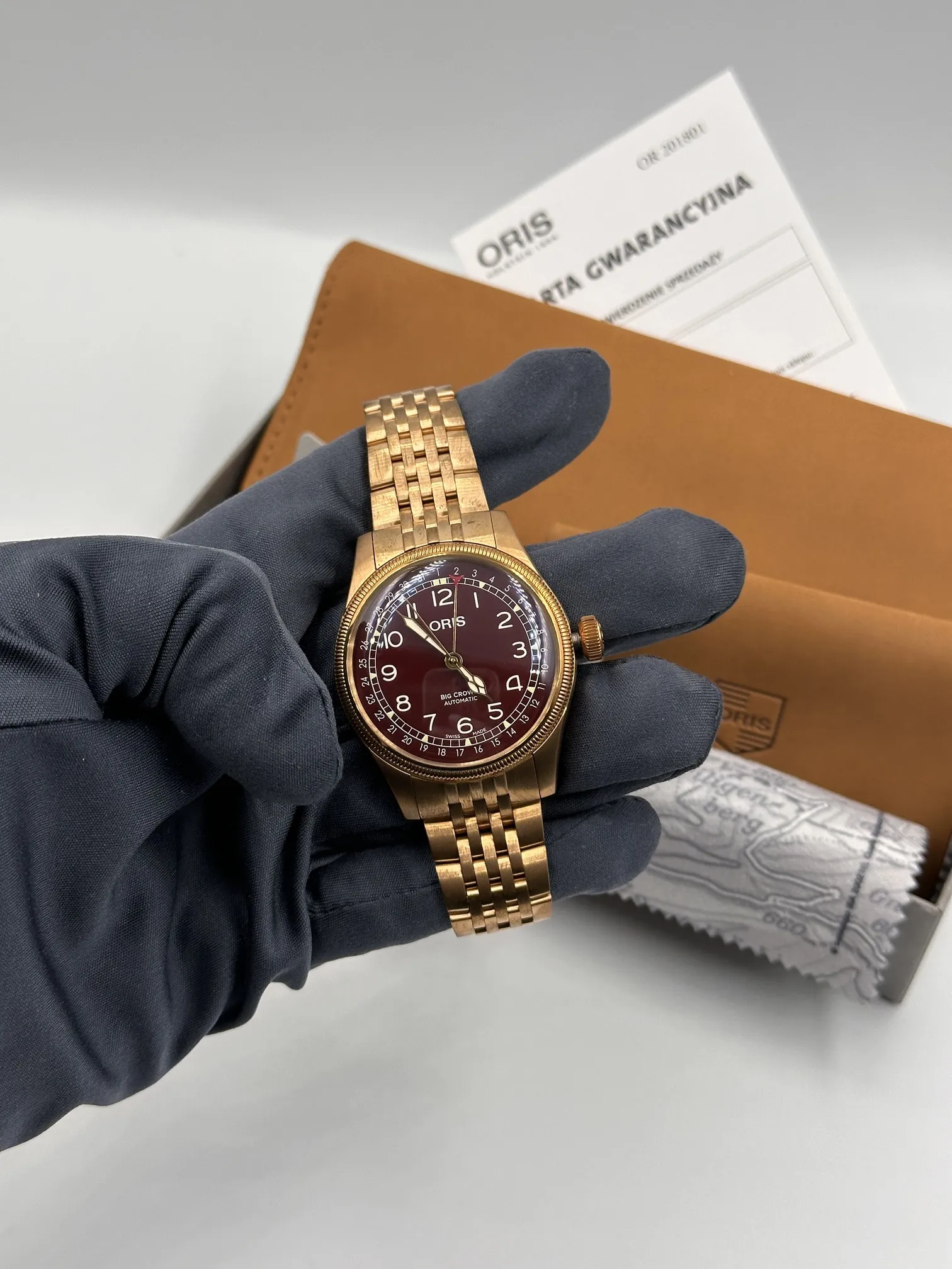 Oris Big Crown Bronze Pointer Date 01-754.7741.3168 40mm Bronze and Stainless steel Red 1