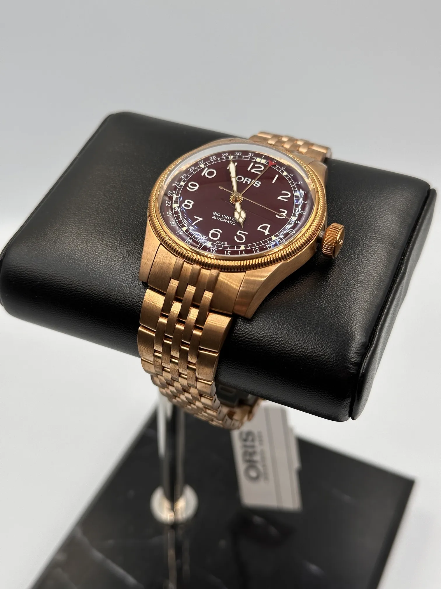 Oris Big Crown Bronze Pointer Date 01-754.7741.3168 40mm Bronze and Stainless steel Red 2