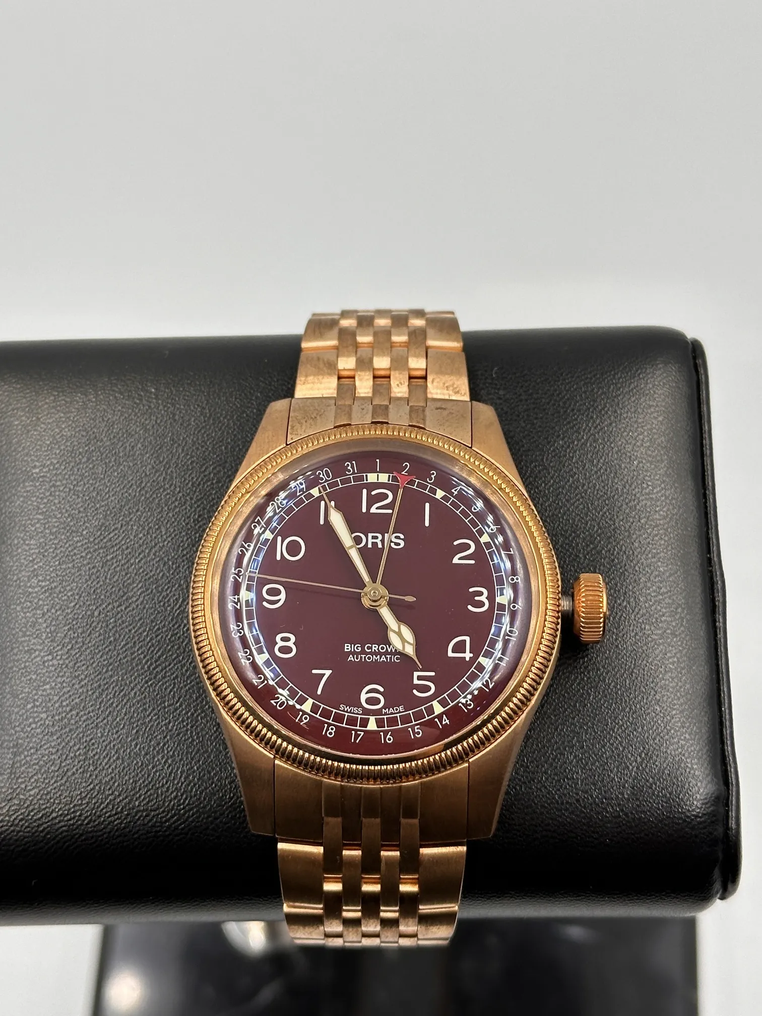 Oris Big Crown Bronze Pointer Date 01-754.7741.3168 40mm Bronze and Stainless steel Red 6