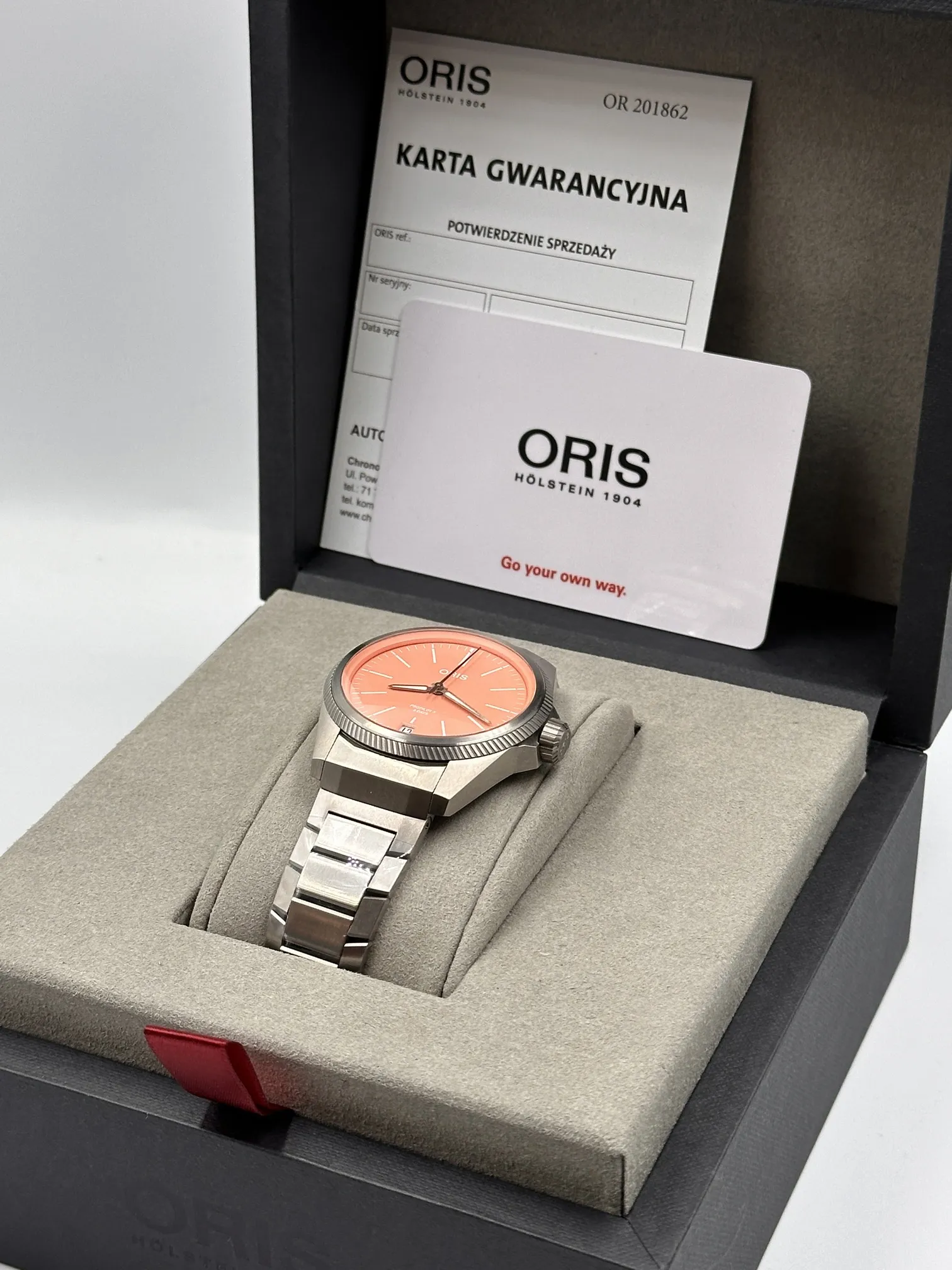 Oris ProPilot 01 400 7778 7158 39mm Titanium Red 1