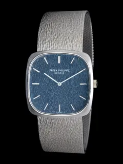 Patek Philippe Golden Ellipse 3566 White gold Blue