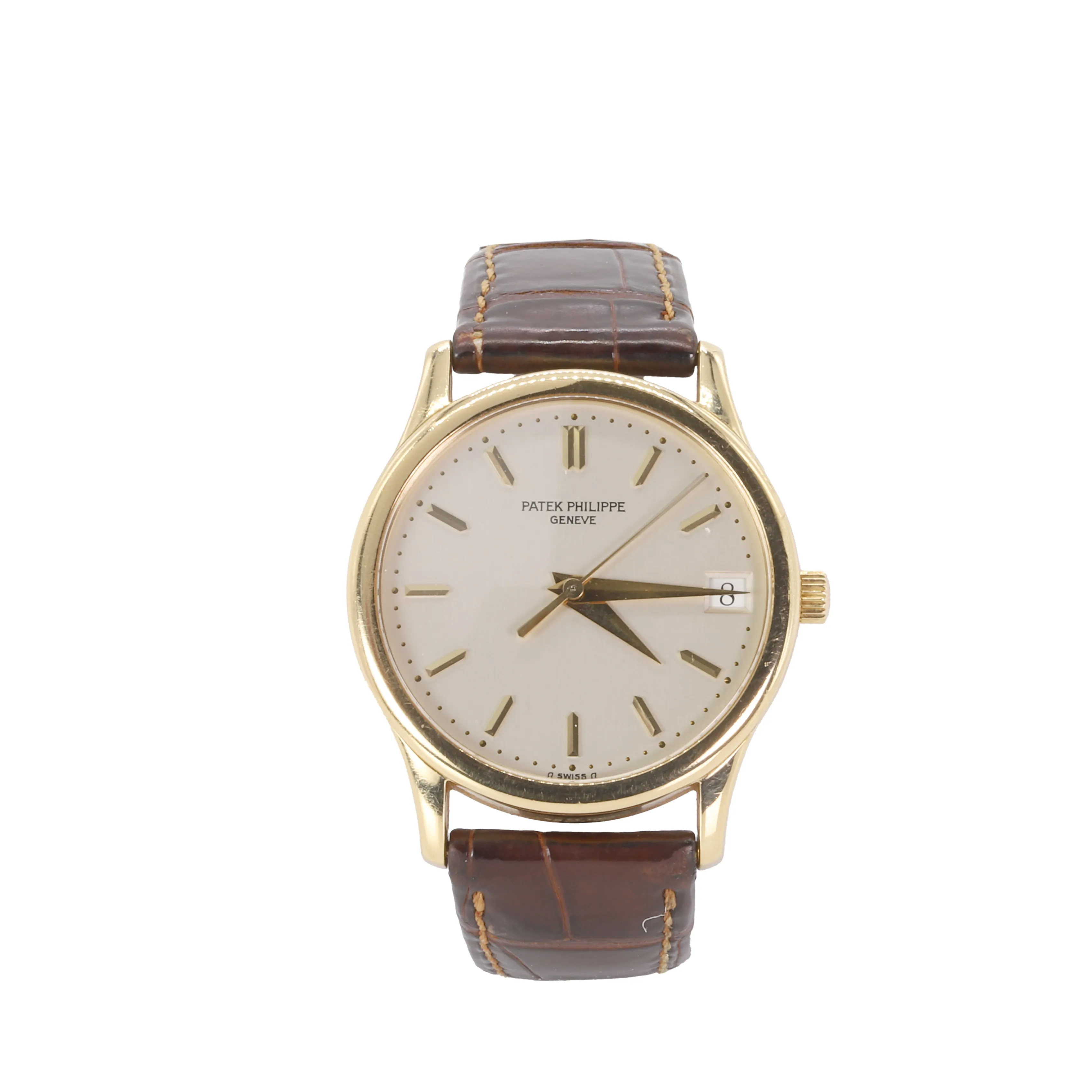 Patek Philippe Calatrava 3998J 34mm Yellow gold Silver