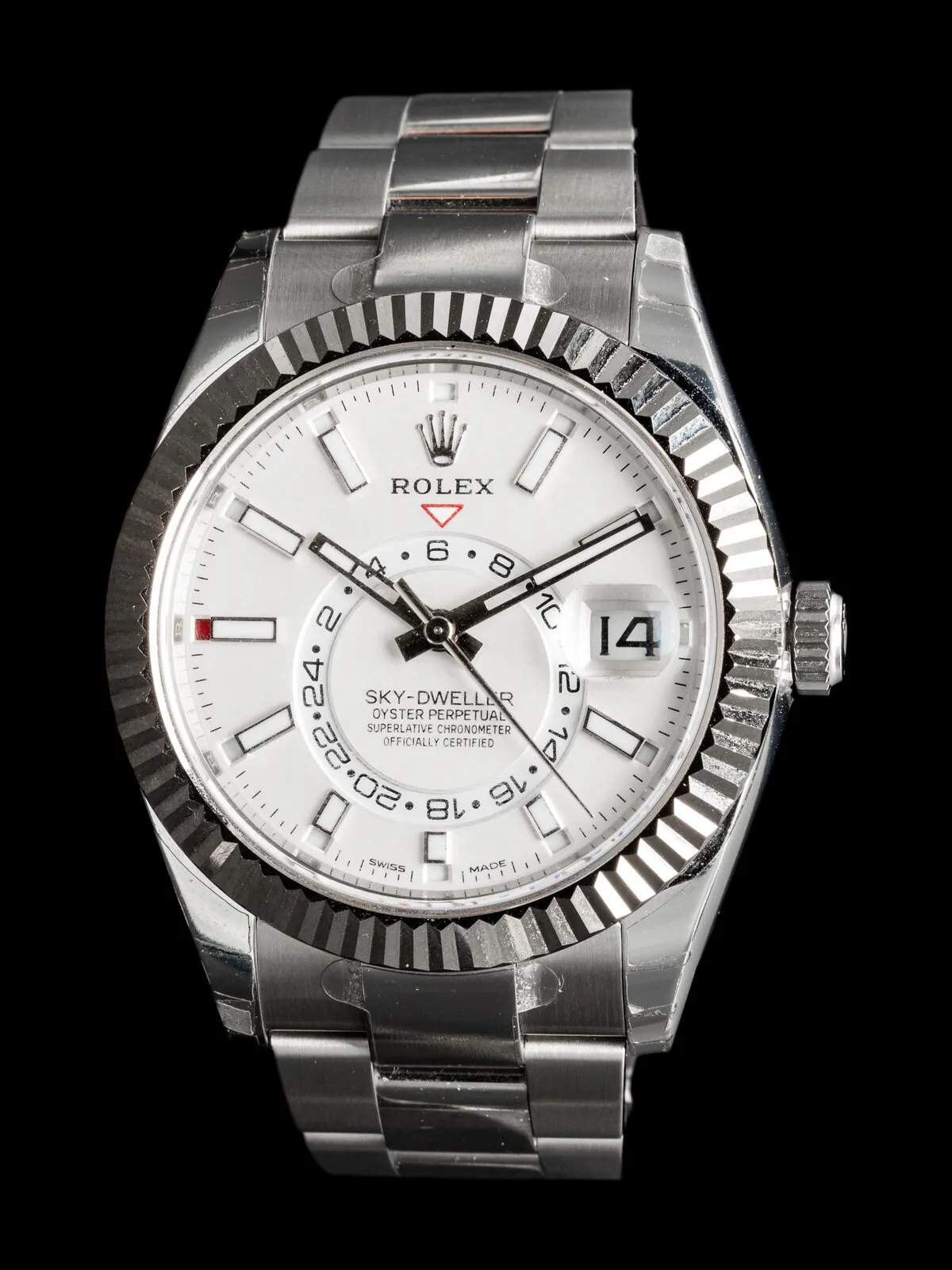 Rolex Sky-Dweller 326934 42mm White gold and stainless steel White