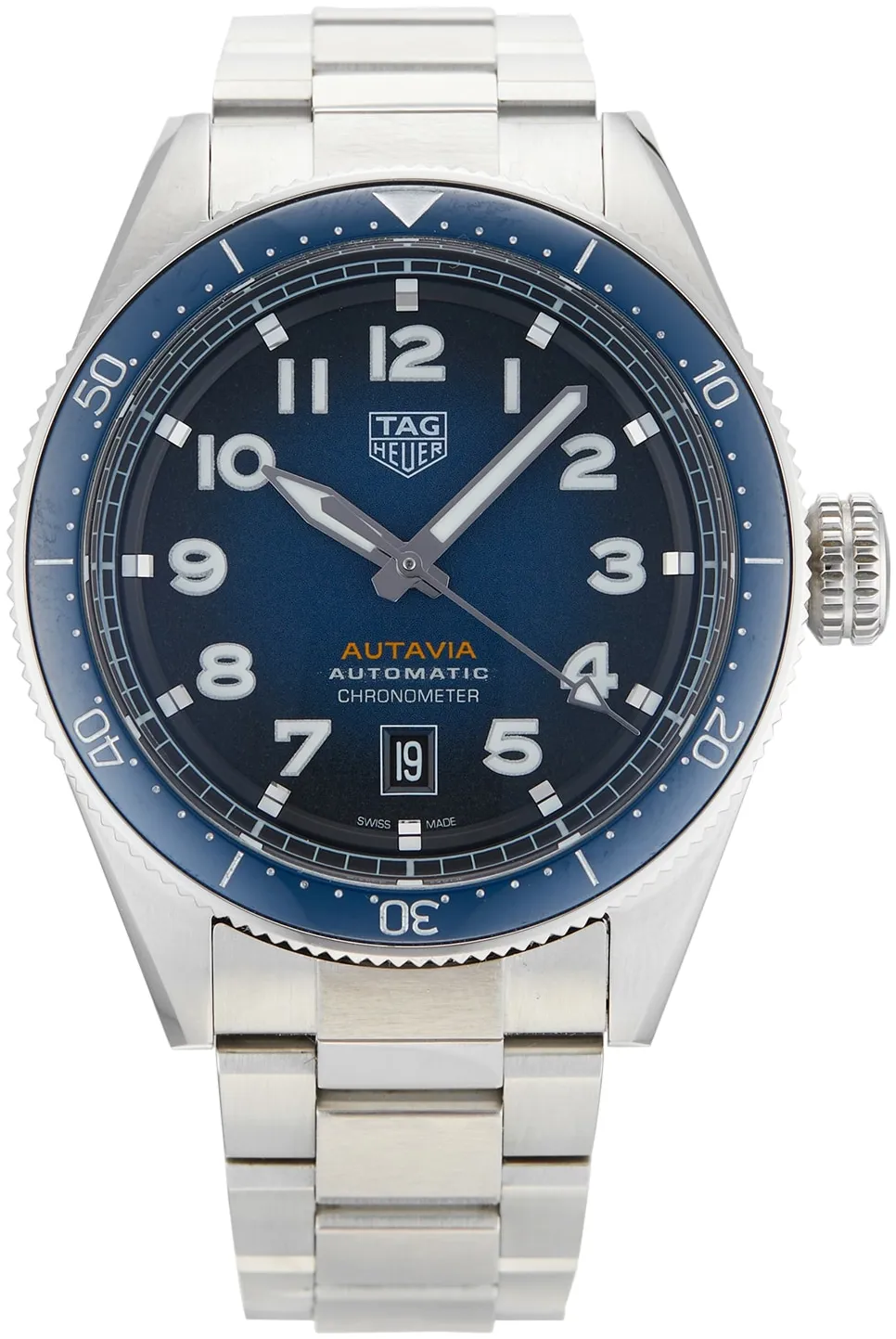 TAG Heuer Autavia 00440001161 42mm Stainless steel Blue