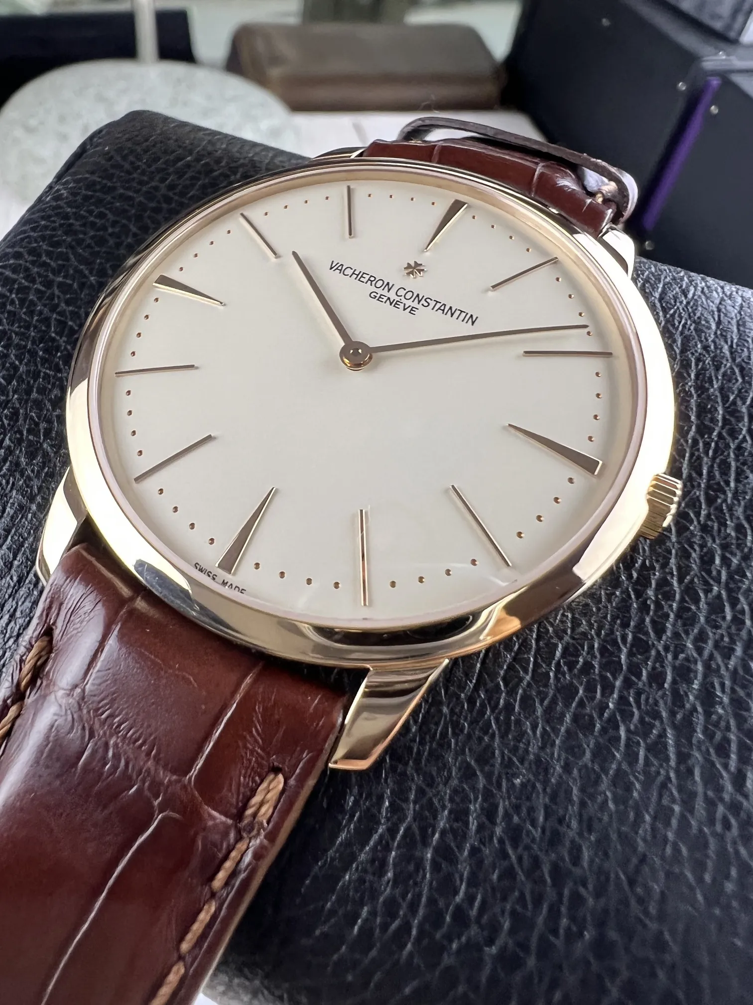 Vacheron Constantin Patrimony 81180/000R-9159 40mm Rose gold Silver 5