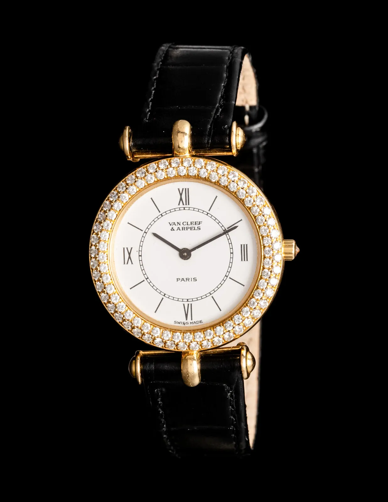 Van Cleef & Arpels 18343 B2 27mm Yellow gold and Diamond White