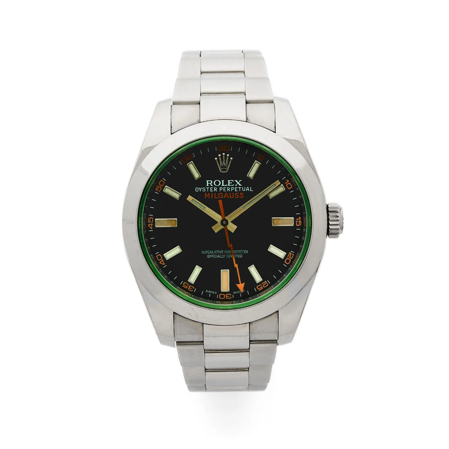 Rolex Milgauss 116400GV 40mm Stainless steel Black 1