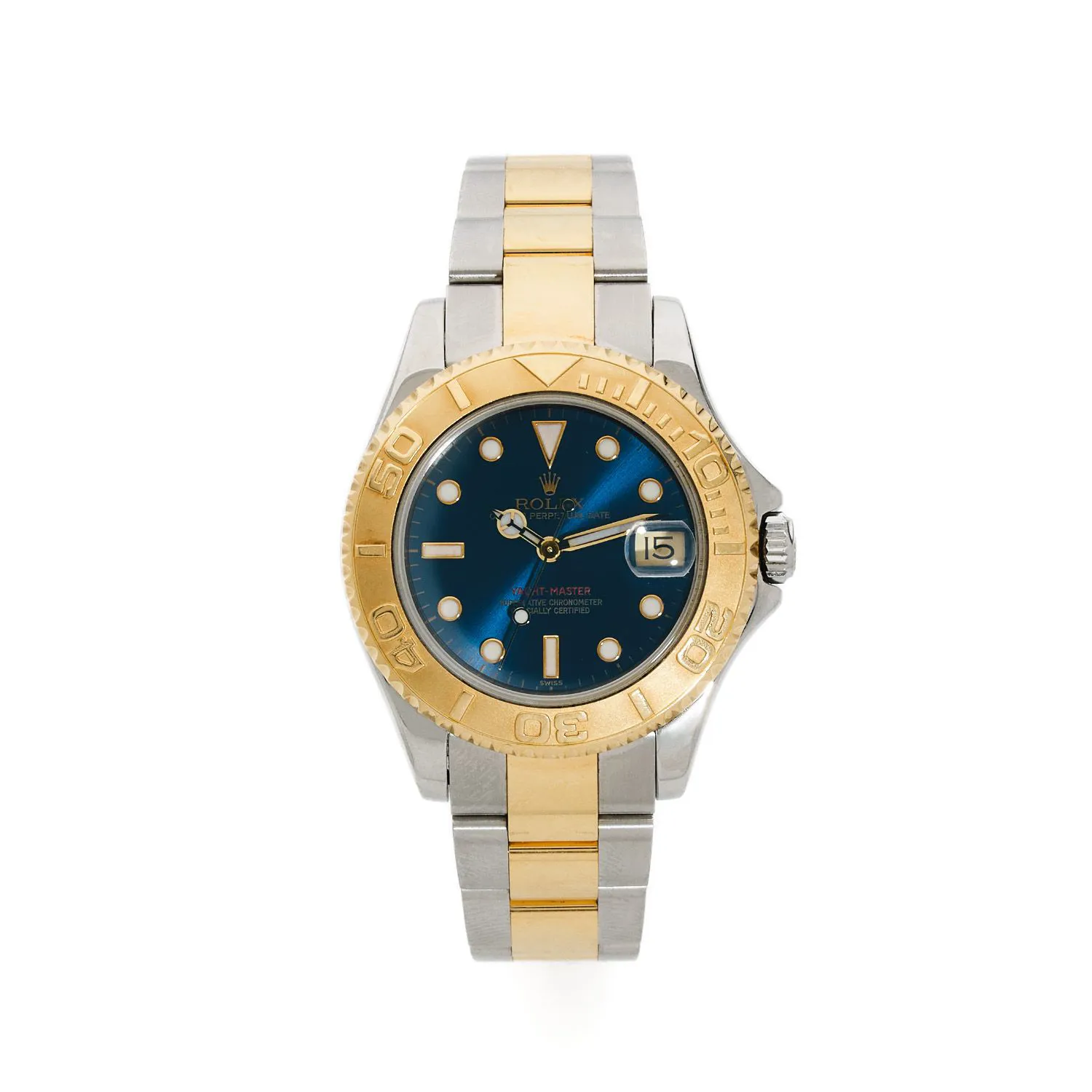 Rolex Yacht-Master 68623 35mm Yellow gold Blue