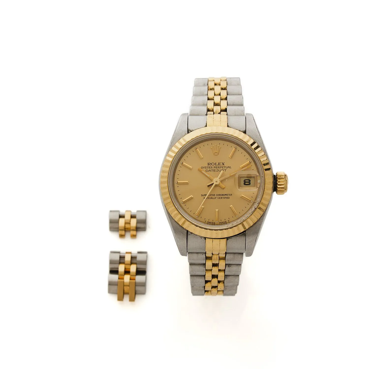 Rolex Lady-Datejust 69173 26mm Yellow gold and stainless steel Gilt