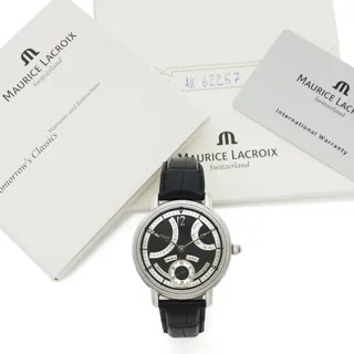 Maurice Lacroix MP7068 Stainless steel Black