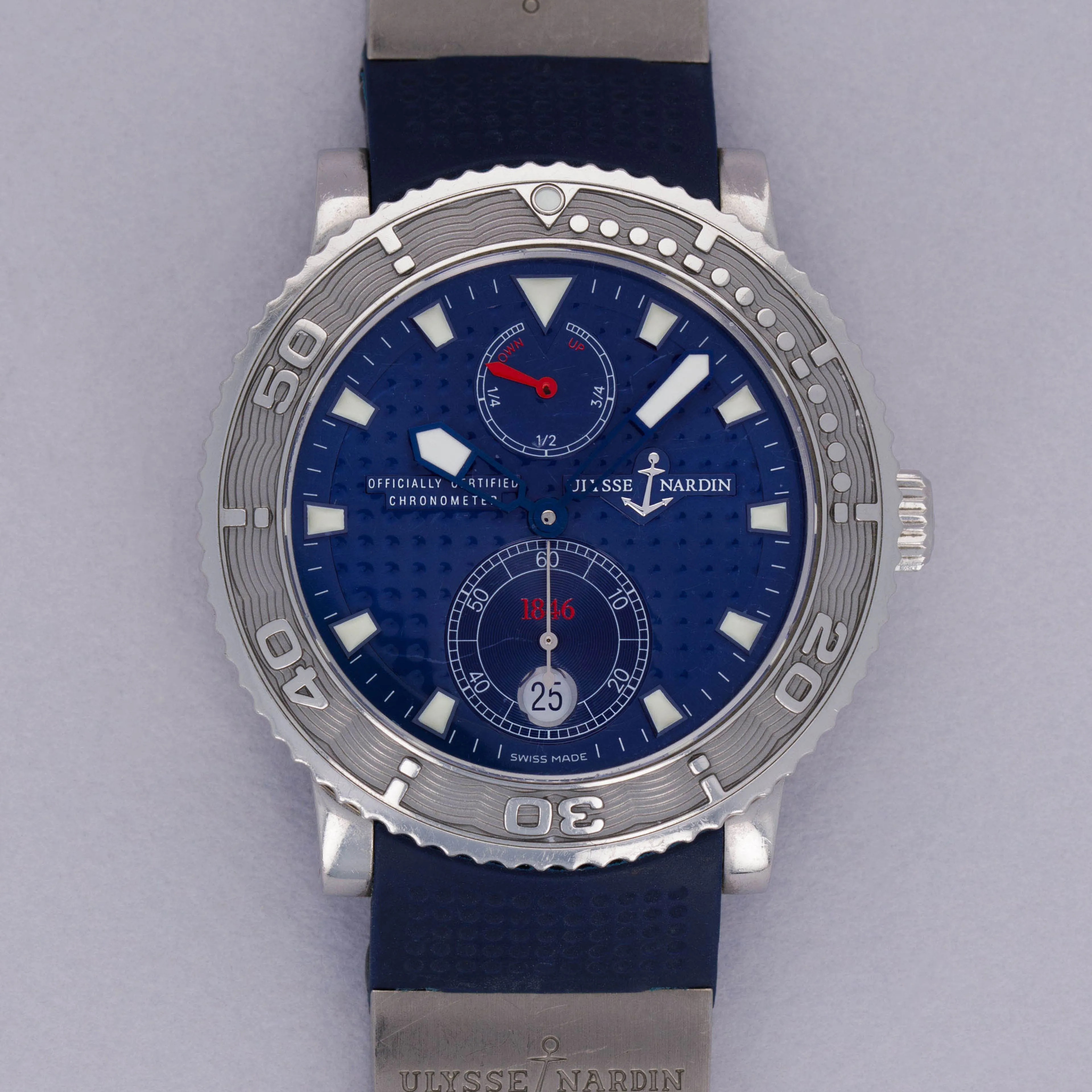 Ulysse Nardin Maxi Marine 262-50 42mm Stainless steel Blue