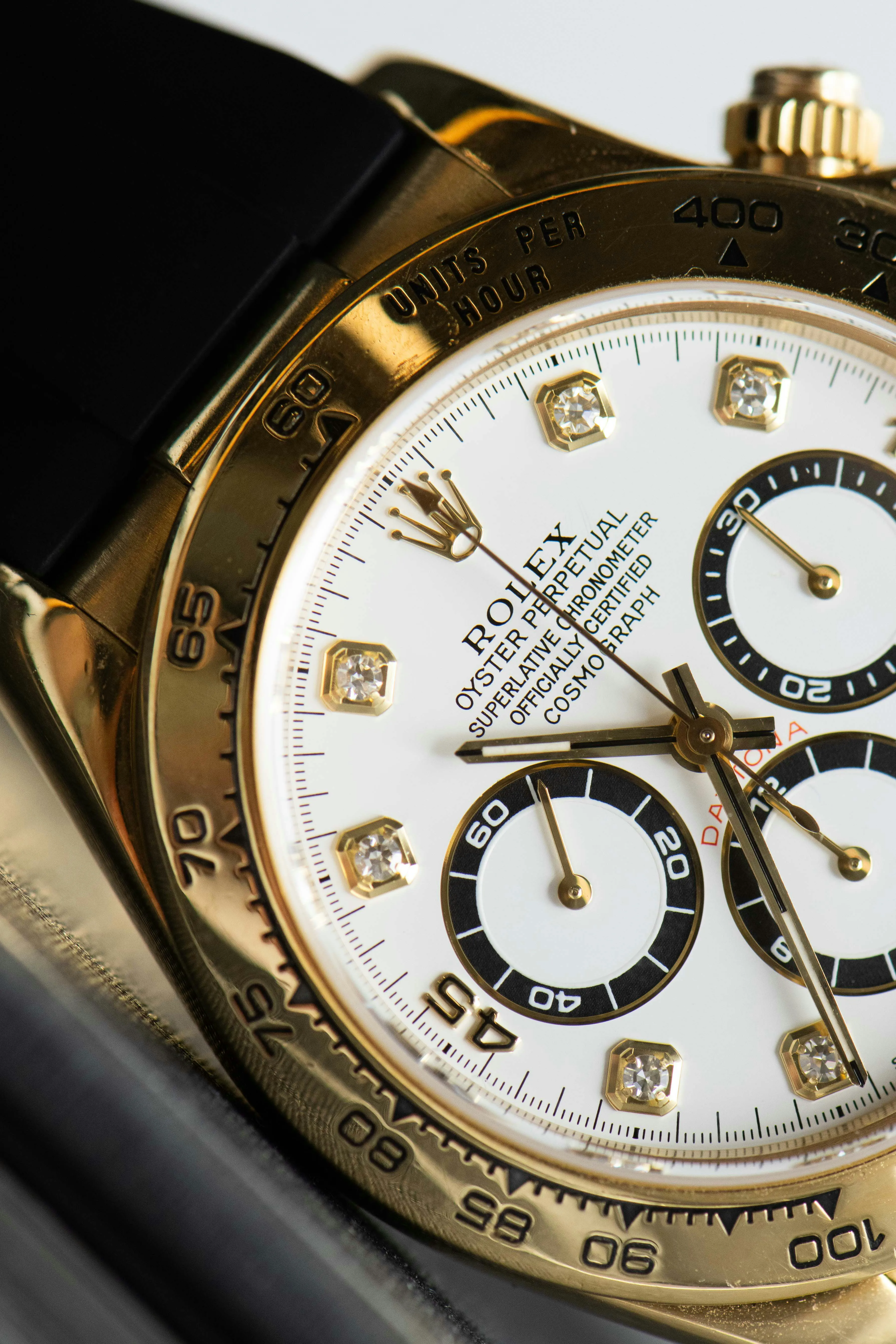 Rolex Daytona 16518 40mm Yellow gold White 4