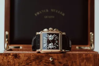 Franck Muller Conquistador 1000 K CC 45mm Rose gold Black