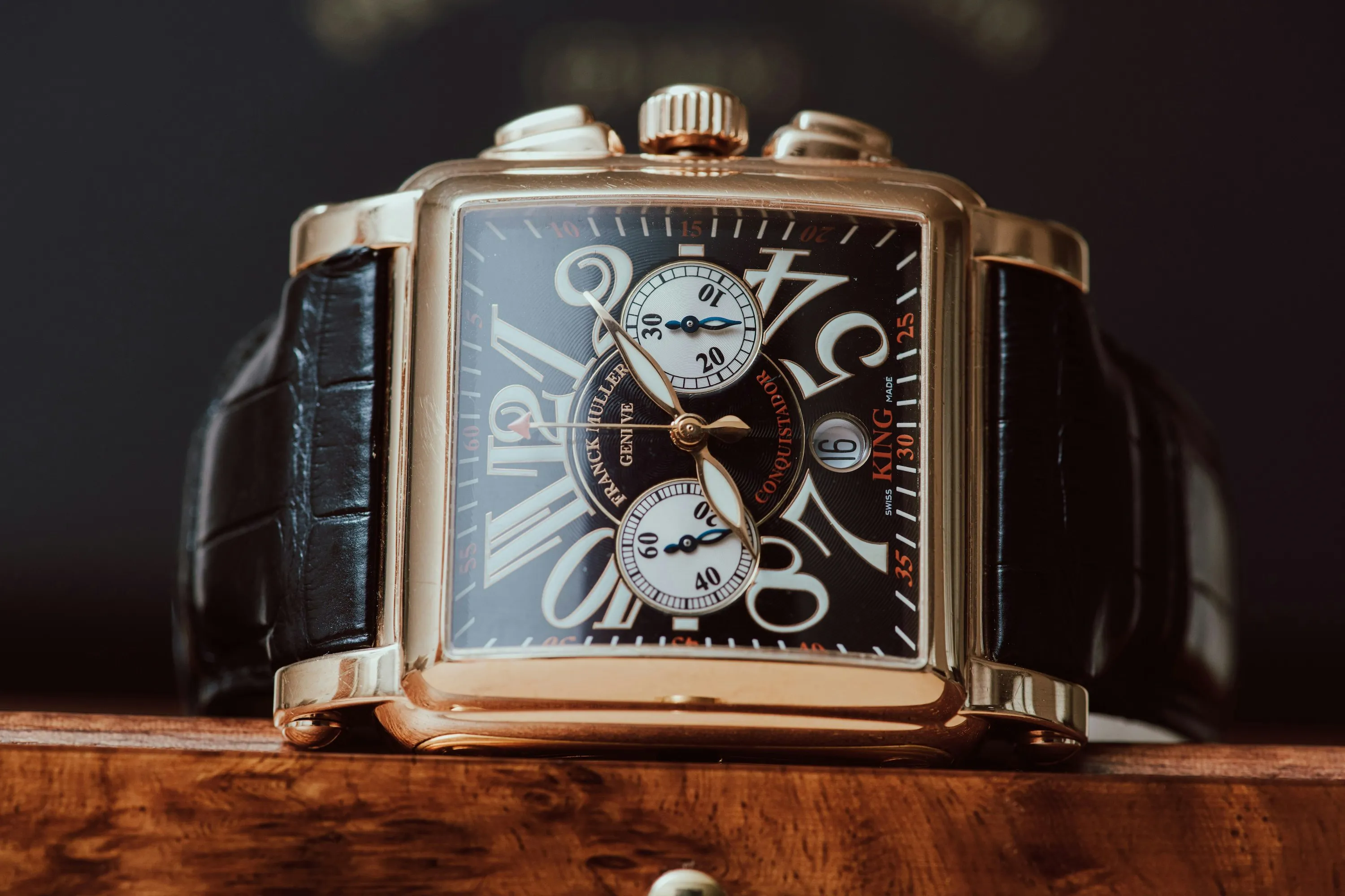 Franck Muller Conquistador 1000 K CC 45mm Rose gold Black 2