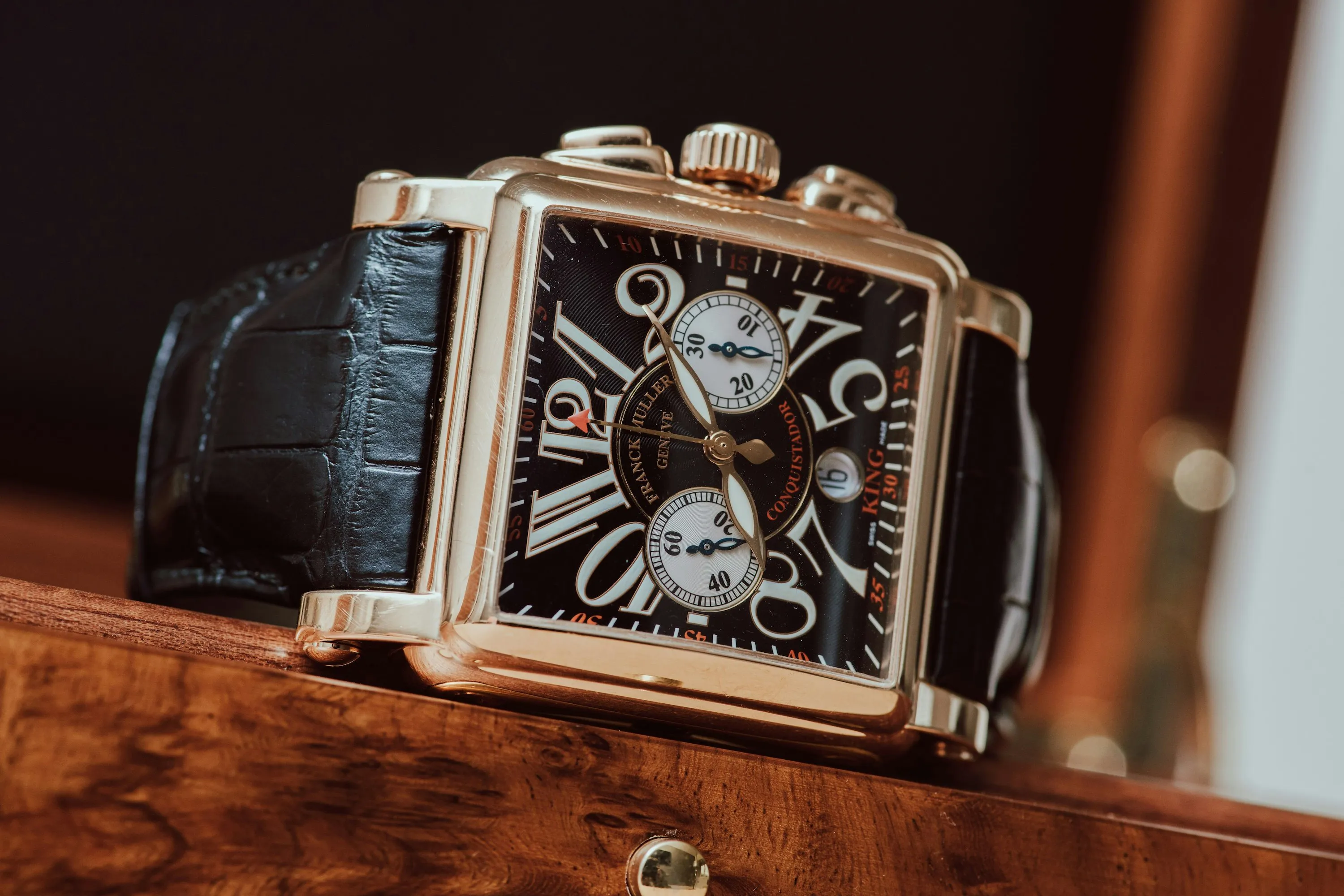 Franck Muller Conquistador 1000 K CC 45mm Rose gold Black 3