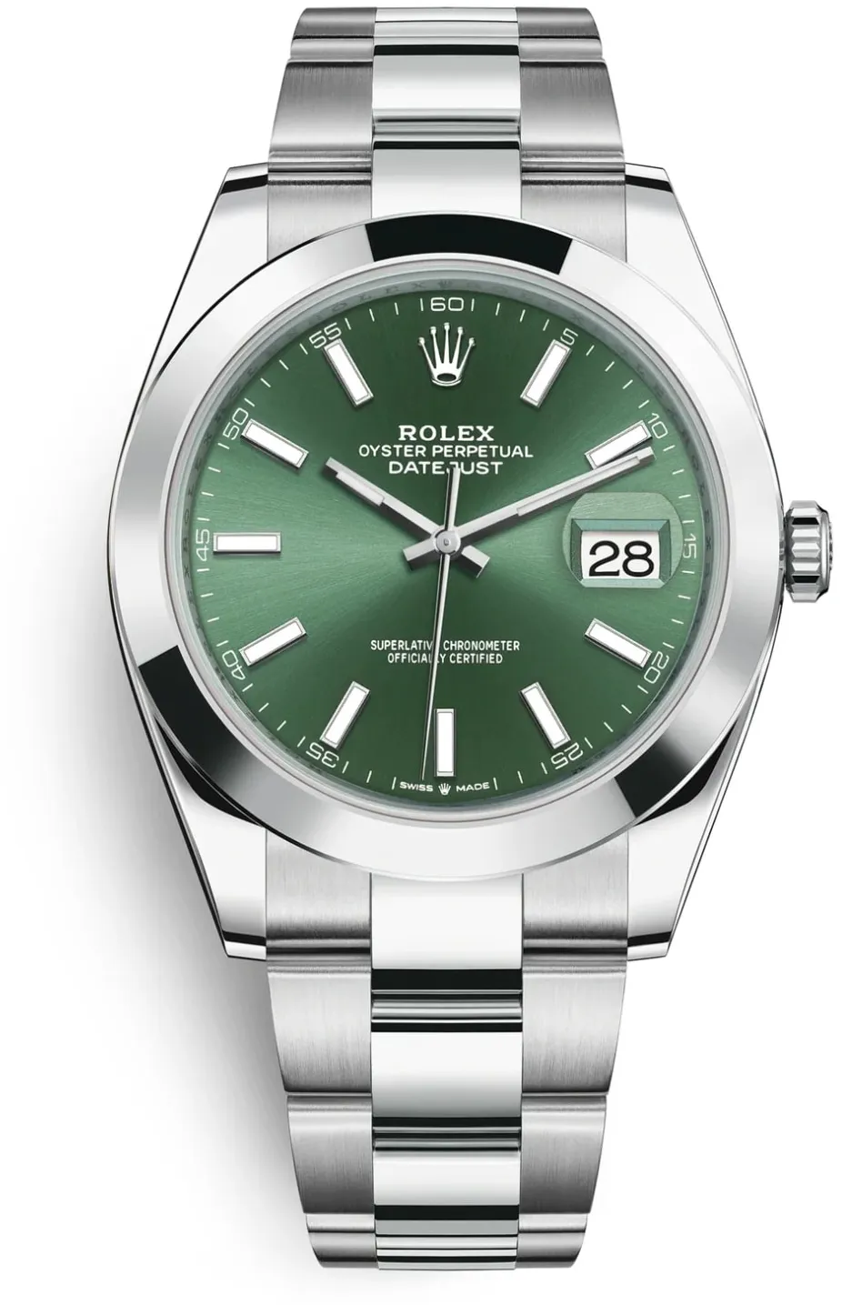 Rolex Datejust 126300-0019 41mm Oystersteel Green