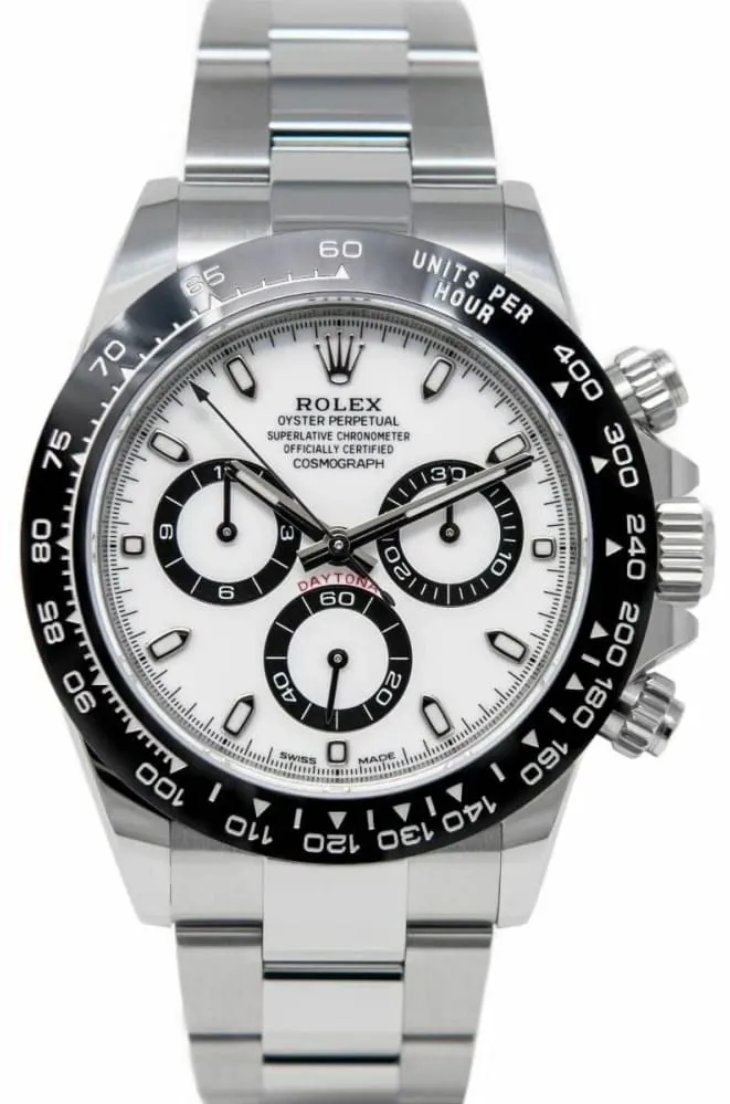 Rolex Daytona 116500LN-0001 40mm Stainless steel White