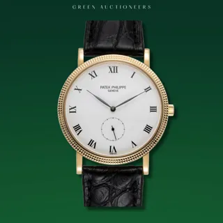 Patek Philippe Calatrava 3919J Yellow gold White