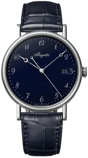 Breguet Classique 5177BB/2Y/9V6 White gold Blue