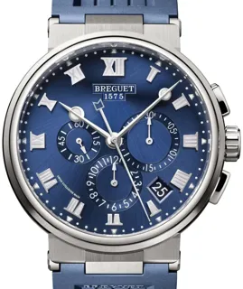 Breguet Marine 5527TI/Y1/5WV Titanium Blue