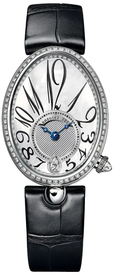 Breguet Reine de Naples 8918BB58964D00D3L 36.5mm White gold Mother-of-pearl