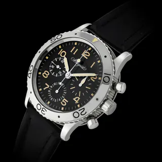 Breguet Type XX 3800 Stainless steel Black