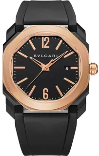 Bulgari Octo 102485 Stainless steel Black